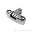 Bimini Top Stainless Steel Swivel Deck Hinge with Rubber Pad